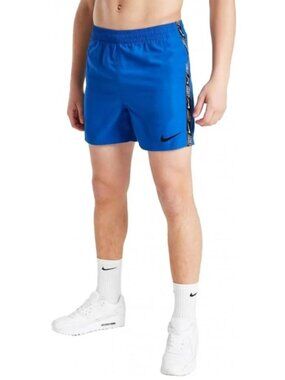 Nike Swim Log Tape Volley Shorts Bathing Suit NESSD794-494 Boy's S New with Tags